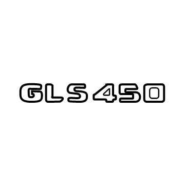 Mercedes-Benz GLS450 Emblem - 167-817-23-00