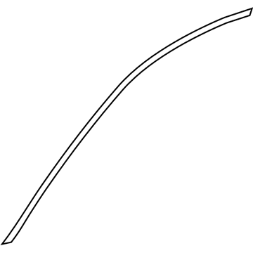 Mercedes-Benz C300 Door Moldings - 205-690-72-07