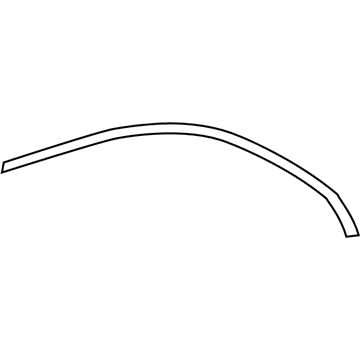 Mercedes-Benz C300 Door Moldings - 205-690-74-07
