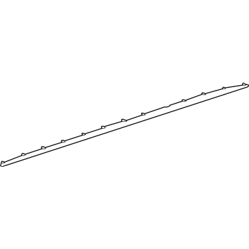 Mercedes-Benz 205-698-01-62 Side Molding 205-698-01-62 Mercedes-Benz Side Molding Illustration 1 of 1