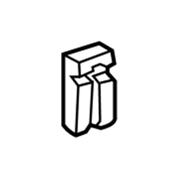 Mercedes-Benz 001-991-76-71 Rocker Molding Clip 001-991-76-71 Mercedes-Benz Rocker Molding Clip Illustration 1 of 1