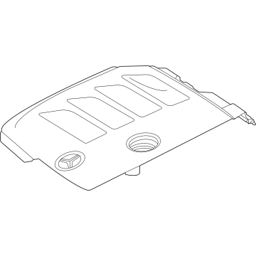 Mercedes-Benz GLC300 Engine Cover - 264-010-20-03