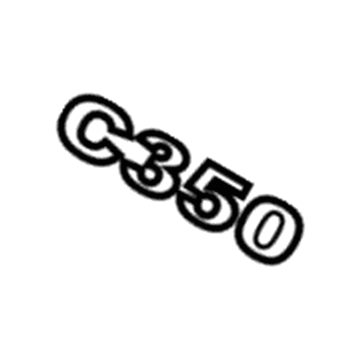Mercedes-Benz CLK350 Emblem - 209-817-07-15