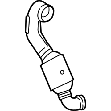 Mercedes-Benz CLA45 AMG Exhaust Pipe - 176-490-04-14-80