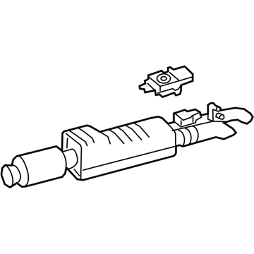 Mercedes-Benz G550 Exhaust Pipe - 463-490-88-00