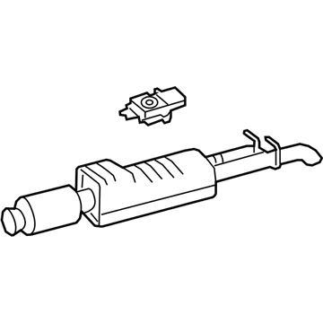 Mercedes-Benz G550 Exhaust Pipe - 463-490-87-00