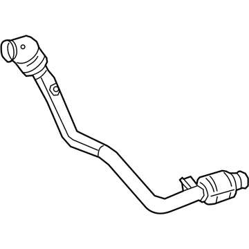 Mercedes-Benz G550 Exhaust Pipe - 463-490-73-00