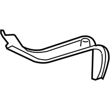 Mercedes-Benz 221-694-09-33 Upper Trim 221-694-09-33 Mercedes-Benz Upper Trim Illustration 1 of 1