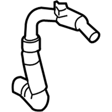 Mercedes-Benz E320 Heater Hose - 211-500-02-72