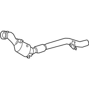 Mercedes-Benz Exhaust Pipe - 222-490-01-10