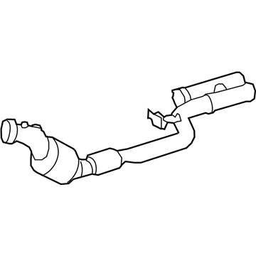 Mercedes-Benz S65 AMG Exhaust Pipe - 217-490-21-00