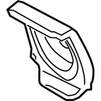 Mercedes-Benz Steering Column Cover - 203-460-01-95-8J12 Lower Column Cover