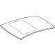 Mercedes-Benz 206-650-03-00 Front Roof Panel Mercedes-Benz 206-650-03-00 Front Roof Panel