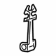 Mercedes-Benz 221-546-36-43 ABS Sensor Bracket Mercedes-Benz 221-546-36-43 ABS Sensor Bracket