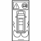 Mercedes-Benz 639-584-25-38 GUMMED LABEL