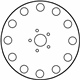 Mercedes-Benz 251-400-09-00 Spare Wheel Mercedes-Benz 251-400-09-00 Spare Wheel