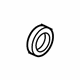 Mercedes-Benz 202-868-02-87 Center Seat Belt Stop Mercedes-Benz 202-868-02-87 Center Seat Belt Stop