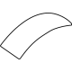 Mercedes-Benz 197-880-01-35 Wheelhouse Liner Insulator Mercedes-Benz 197-880-01-35 Wheelhouse Liner Insulator