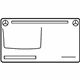 Mercedes-Benz 210-584-48-21 INFORMATION LABEL Mercedes-Benz 210-584-48-21 INFORMATION LABEL