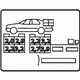 Mercedes-Benz 220-584-12-39 Warning Label Mercedes-Benz 220-584-12-39 Warning Label