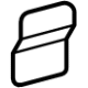 Mercedes-Benz 243-690-35-00-9051 COVER TRIM
