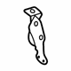 Mercedes-Benz 103-202-14-40 Belt Tensioner Rear Bracket Mercedes-Benz 103-202-14-40 Belt Tensioner Rear Bracket