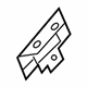 Mercedes-Benz 253-690-21-00 Windshield Pillar Trim Bracket Mercedes-Benz 253-690-21-00 Windshield Pillar Trim Bracket