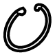 Mercedes-Benz 011-994-46-41 Axle Assembly Snap Ring Mercedes-Benz 011-994-46-41 Axle Assembly Snap Ring