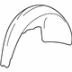Mercedes-Benz 164-884-47-22-64 Wheelhouse Liner Mercedes-Benz 164-884-47-22-64 Wheelhouse Liner