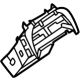 Mercedes-Benz 214-831-20-00 AIR DUCT Mercedes-Benz 214-831-20-00 AIR DUCT