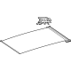 Mercedes-Benz 254-780-15-00-1D36 Sunshade Mercedes-Benz 254-780-15-00-1D36 Sunshade