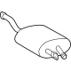Mercedes-Benz 463-490-59-01 Rear Muffler Mercedes-Benz 463-490-59-01 Rear Muffler