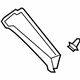 Mercedes-Benz 166-690-05-25-1B88 Pillar Trim Mercedes-Benz 166-690-05-25-1B88 Pillar Trim