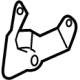 Mercedes-Benz 213-492-28-00 Catalytic Converter Bracket Mercedes-Benz 213-492-28-00 Catalytic Converter Bracket