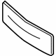 Mercedes-Benz 204-817-01-78 License Bracket Mercedes-Benz 204-817-01-78 License Bracket