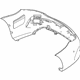 Mercedes-Benz 205-880-23-09-9999 Bumper Cover Mercedes-Benz 205-880-23-09-9999 Bumper Cover