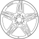 Mercedes-Benz 213-401-63-00-64-7X23 EXCHANGE SPOKE WHEEL Mercedes-Benz 213-401-63-00-64-7X23 EXCHANGE SPOKE WHEEL