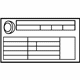 Mercedes-Benz 204-584-49-21 Label Mercedes-Benz 204-584-49-21 Label