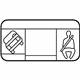 Mercedes-Benz 163-584-58-26 Air Bag Label Mercedes-Benz 163-584-58-26 Air Bag Label