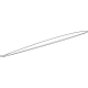 Mercedes-Benz 192-698-13-00 TRIM, LONGITUDINAL MEMBER Mercedes-Benz 192-698-13-00 TRIM, LONGITUDINAL MEMBER