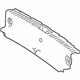 Mercedes-Benz 156-690-00-41-9H68 Rear Sill Plate Mercedes-Benz 156-690-00-41-9H68 Rear Sill Plate