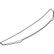 Mercedes-Benz 295-880-14-01-9040 Trunk Lid Trim Mercedes-Benz 295-880-14-01-9040 Trunk Lid Trim