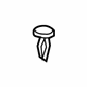 Mercedes-Benz 001-988-34-78-9007 Courtesy Lamp Clip Mercedes-Benz 001-988-34-78-9007 Courtesy Lamp Clip