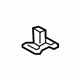 Mercedes-Benz 202-988-22-78 Seat Cushion Pad Clip Mercedes-Benz 202-988-22-78 Seat Cushion Pad Clip