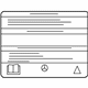 Mercedes-Benz 003-584-24-38 Caution Label Mercedes-Benz 003-584-24-38 Caution Label