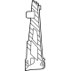 Mercedes-Benz 254-545-88-00 Control Module Bracket Mercedes-Benz 254-545-88-00 Control Module Bracket