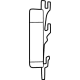 Mercedes-Benz 206-545-04-00 Control Module Bracket Mercedes-Benz 206-545-04-00 Control Module Bracket