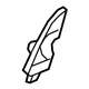 Mercedes-Benz 166-727-01-90 Corner Cover Gasket Mercedes-Benz 166-727-01-90 Corner Cover Gasket