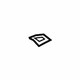 Mercedes-Benz 211-924-07-37-5C56 Seat Belt Guide Mercedes-Benz 211-924-07-37-5C56 Seat Belt Guide