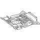 Mercedes-Benz 166-520-01-23 Center Shield Mercedes-Benz 166-520-01-23 Center Shield